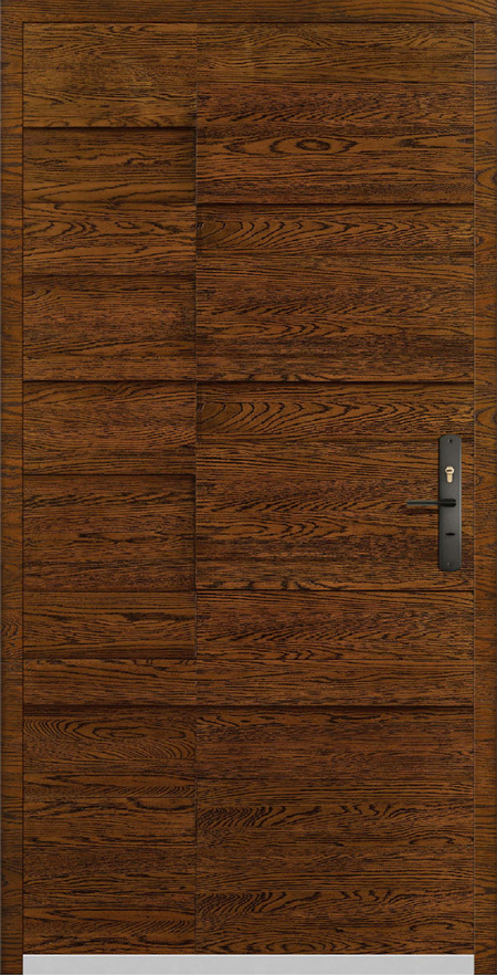 ประตู ขายประตู ซื้อประตู ประตูในตำนาน Hybrid Door Classic Oak (Metal)